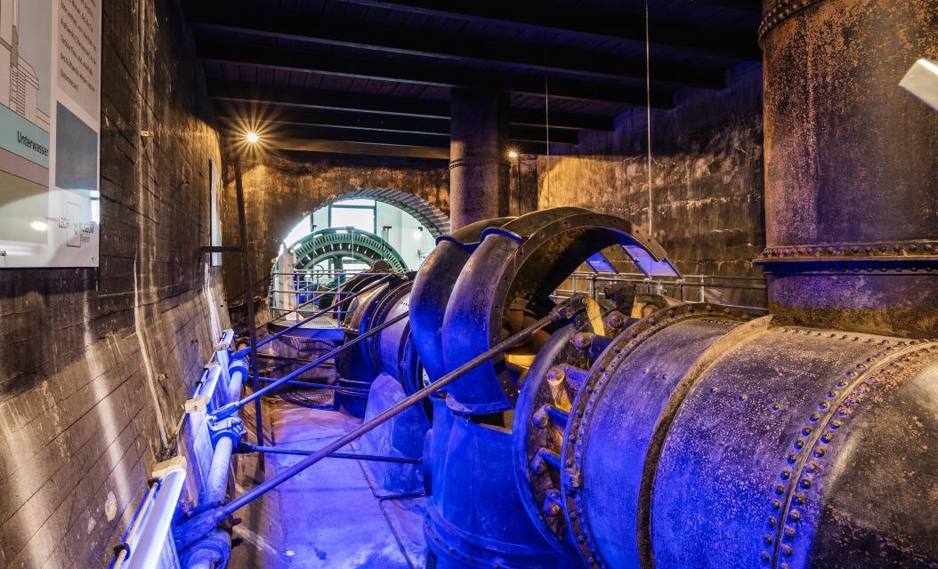Stillgelegte Turbine im Kraftwerk in Langweid ©Martin Augsburger/Stadt Augsburg