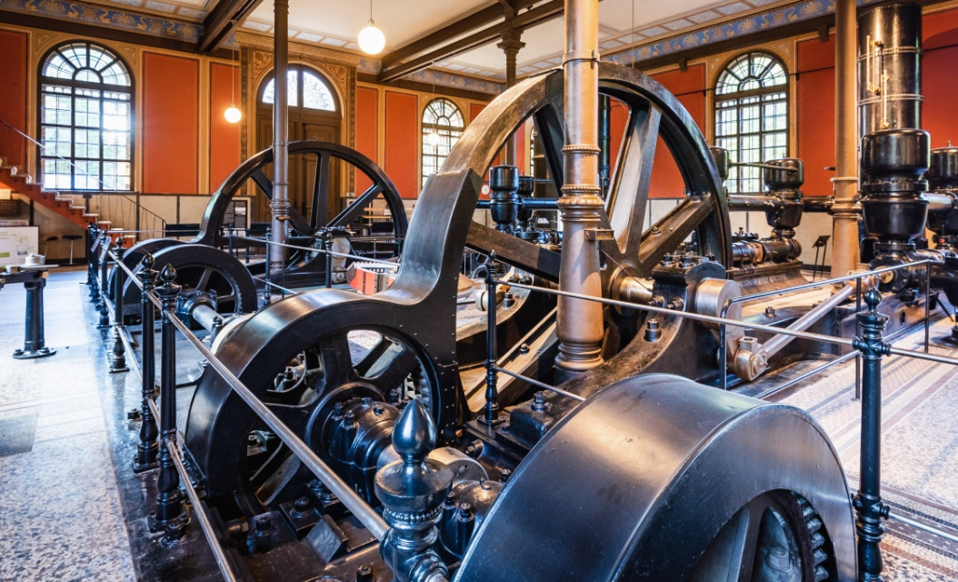 Die Maschinenhalle im Wasserwerk am Hochablass ©Martin Augsburger/Stadt Augsburg