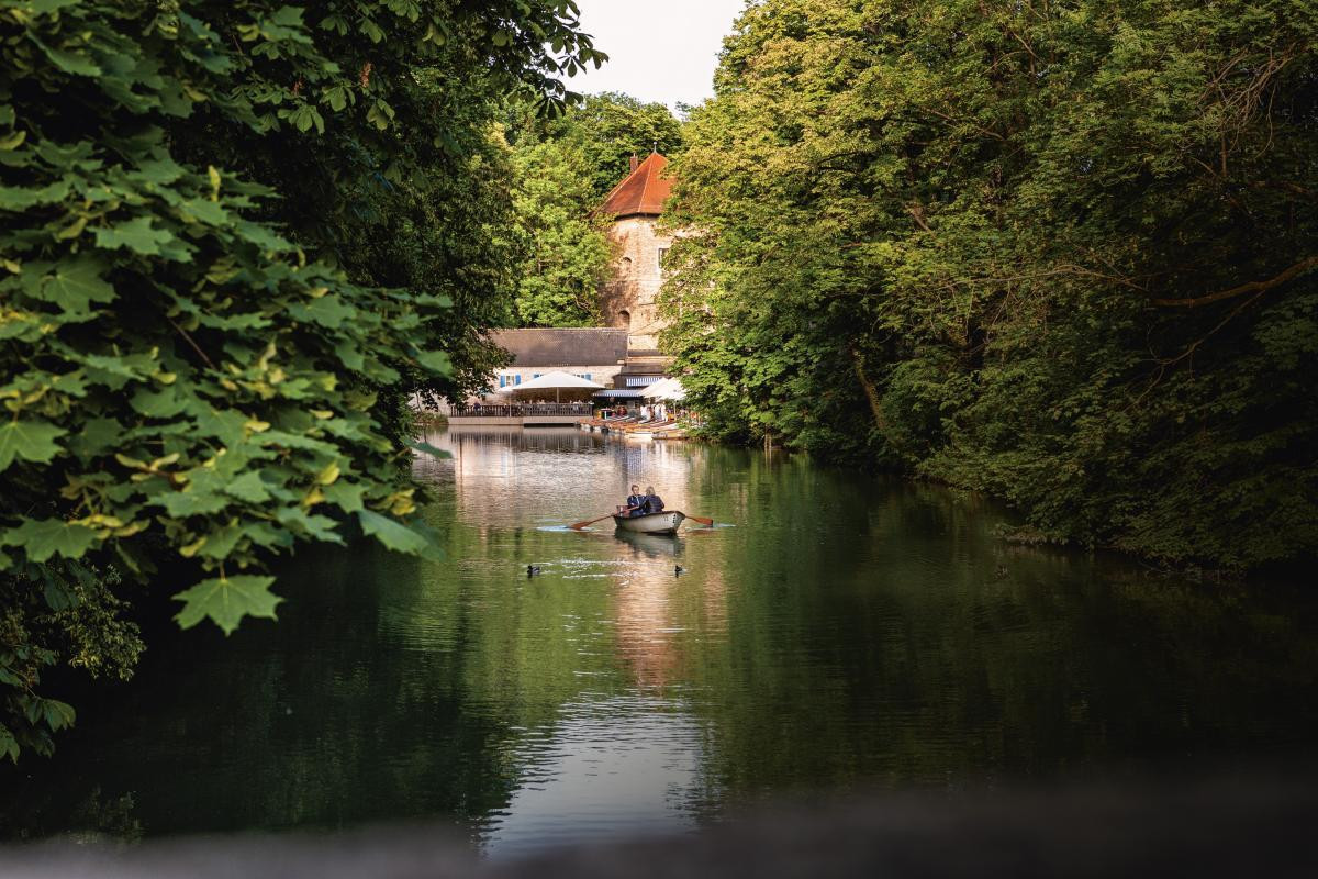 Die Augsburger Kahnfahrt