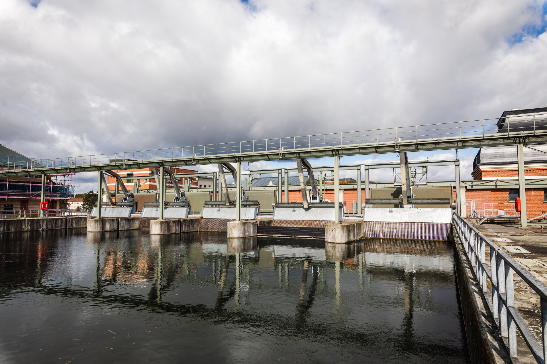 Rechen an den Einlaufkanälen/Kraftwerk in Gersthofen ©Martin Augsburger/Stadt Augsburg