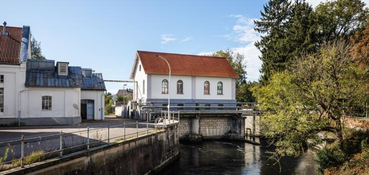 Das Kraftwerk am Fabrikkanal ©Martin Augsburger/Stadt Augsburg