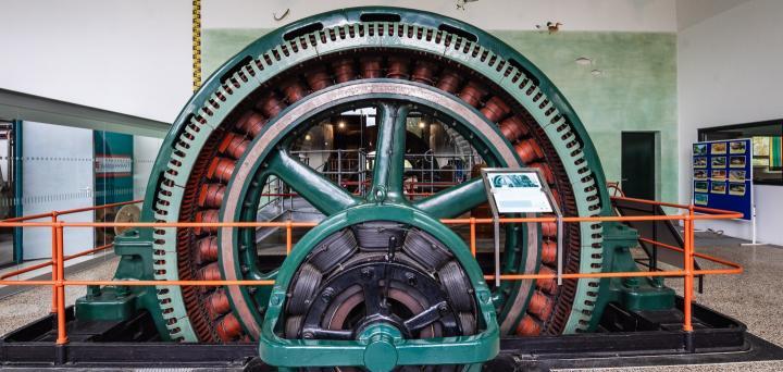 Turbinenrad im Kraftwerk Langweid ©Martin Augsburger/Stadt Augsburg