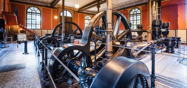 Die Maschinenhalle im Wasserwerk am Hochablass ©Martin Augsburger/Stadt Augsburg