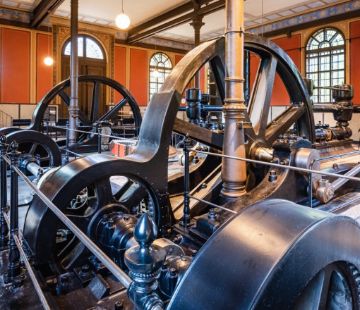 Die Maschinenhalle im Wasserwerk am Hochablass ©Martin Augsburger/Stadt Augsburg