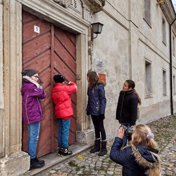 Eine 6. Klasse entdeckt Kloster Neuzelle © Roland Rossner, Deutsche Stiftung Denkmalschutz, Bonn