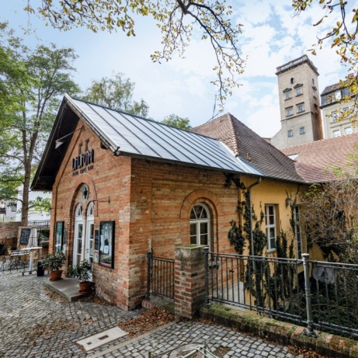 Das Untere Brunnenwerk (ehemaliges Pumpenhaus mit Brunnenturm) ©Martin Augsburger/Stadt Augsburg