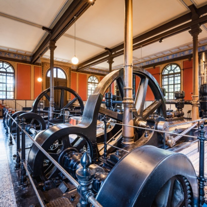 Die Maschinenhalle im Wasserwerk am Hochablass ©Martin Augsburger/Stadt Augsburg